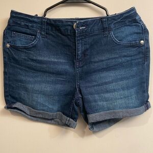 Justice High Rise Denim Shorts